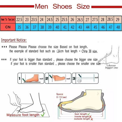 2025 New Men's Casual Shoes Men's Shoes Platform Men's Sneakers Plus Size 43 44 Popular Sapatos Masculine Shoes