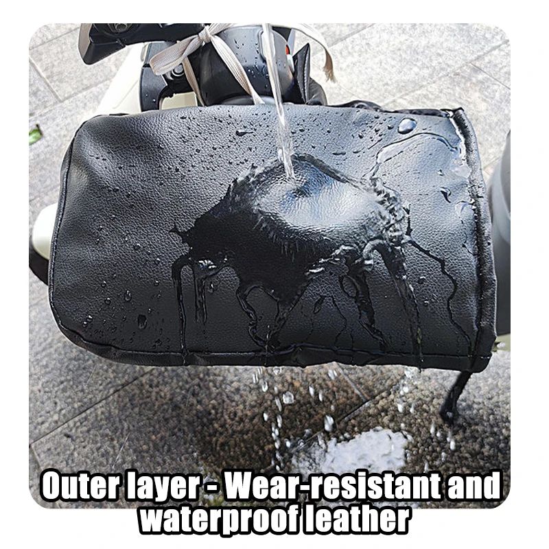 Luvas de Guidão de Motocicleta Protetores de Mão Luvas Térmicas Impermeáveis para Bicicleta Capa de Mão Aquecedores de Mão para Inverno