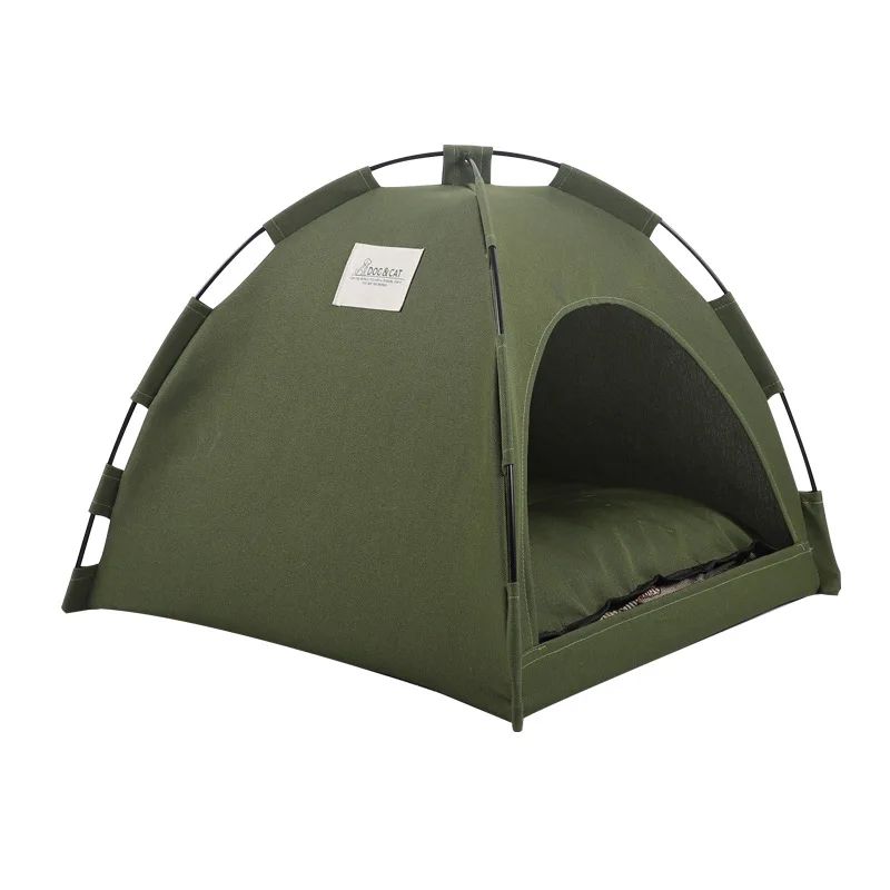 Cama Toca para Pets Removível Sofá Cesta para Gatos de Lona Casa Semiaberta para Gatos Toca Caverna para Cães Cama para Gatos para Decoração de Quarto Suprimentos para Pets