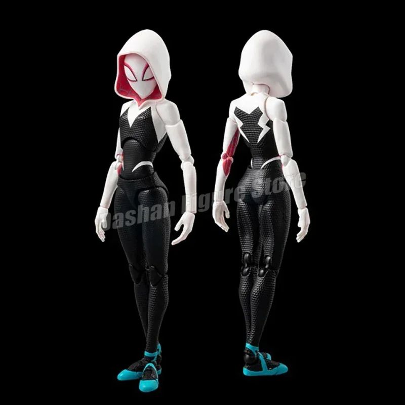 Action Figure Sv Action Homem-Aranha: Através do Aranhaverso Gwen Stacy Miles Morales Peter Parker Modelo Brinquedos