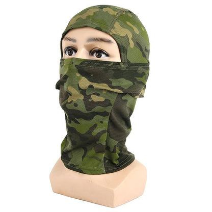 Camouflage Balaclava Full Face Mask Wargame CP Hat Hunting Bicycle Cycling Bandana Neck Gaiter