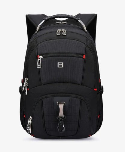 2025 Swiss-Multifunctional bags Durable 17 Inch Laptop Backpack, Travel Bag,College Bookbag,USB Charging Port,Water Resistant