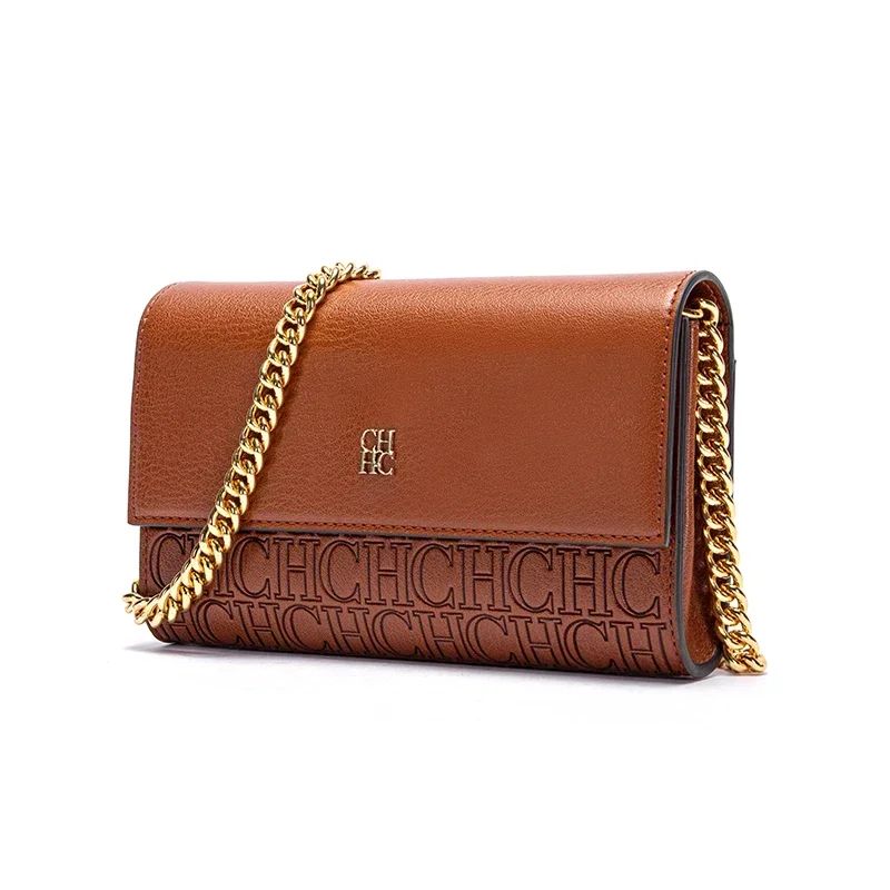 Exquisite Craftsmanship Women's Crossbody Bag Light Luxury Design Chain Bag Letter Elements Color Blocked Women's Chain Bag