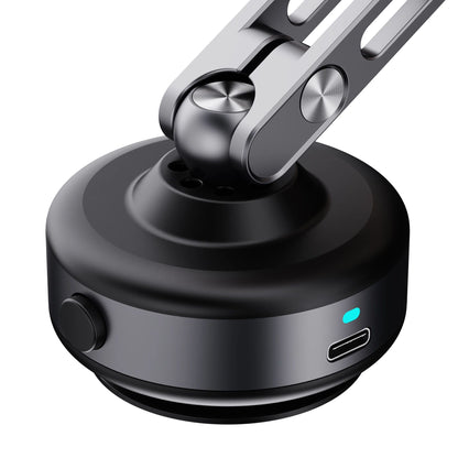 Suporte Veicular Magnético com Adsorção a Vácuo para Celular Dobrável Rotação 360 Graus Liga de Alumínio Adequado para Smartphones