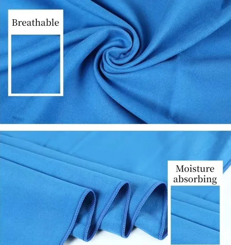 Quick-Drying Sports Towel 40x80CM Blue Grey Green Gym Fitness Camping Running Beach Washcloth Towels With Storage Bag