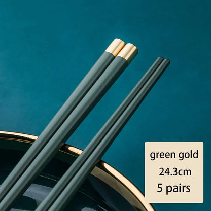 5 Pares De Liga Talheres Hashi Palitos De Sushi Reutilizáveis Ferramentas De Mesa De Cozinha Acessórios Para Casa Hashi Japonês