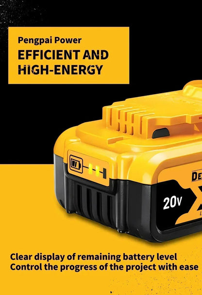 Nova Bateria 100% Original 5Ah 18V para Ferramentas Elétricas Dewalt DCB206 18V 5.0Ah Bateria DCB206 Bateria 18V DCB205 DCB200
