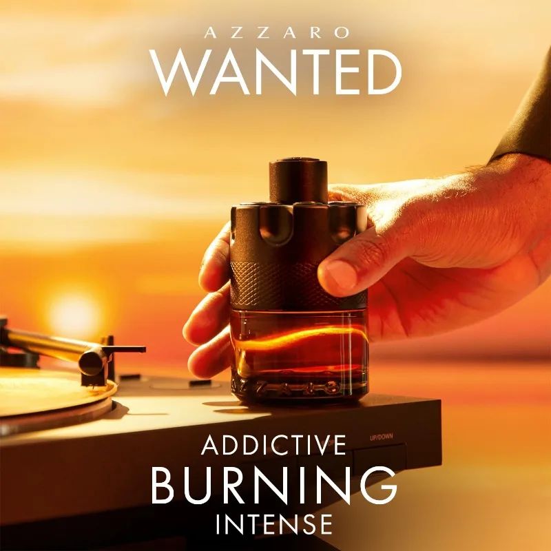 Azzaro The Most Wanted Parfum Eau de Parfum, Perfume Amadeirado Especiado para Homens 100ml, Spray com Feromônios, Aroma Masculino de Longa Duração