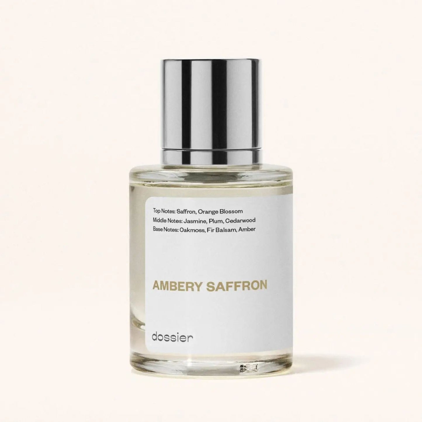 Dossier Ambery Saffron 1.7 Oz (50ml) Eau de Parfum Spray Perfume Fragrance Unisex Perfume Spray NEW IN BOX