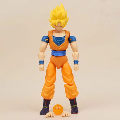 3 estilos Dragon Ball Z Goku Vegeta SHF Super Saiyan Anime Boneco Articulado Boneco Transformável Modelo Colecionável Brinquedo Presente