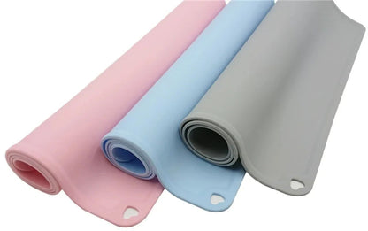 High Quality Waterproof Non-slip Pet Mat Dog Feeding Pad Easy To Clean Silicone Pet Food Mat, Table Mat, Large Placemat