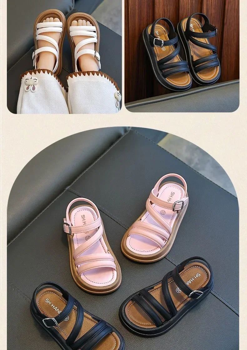 Baby Girls Sandals Summer Casual Children Sandals Girls Flat Shoes Fashion Casual Non Slip Kids Beach Shoes sandalias de mujer