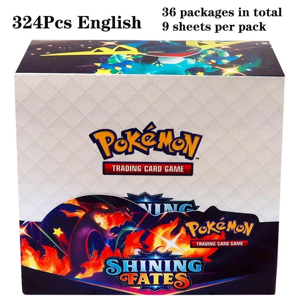 324 pçs/caixa Pokémon TCG: Sol e Lua, Escuridão Incendiada, 36 Pacotes, Caixa de Booster, Jogo de Cartas Pokémon, Brinquedos Colecionáveis, Jogo de Tabuleiro Prismático