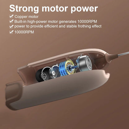 Batedor de Leite Elétrico Portátil Automático para Ovos Batedor de Café Cappuccino Batedor de Creme Espumador Misturador de Cozinha Agitador