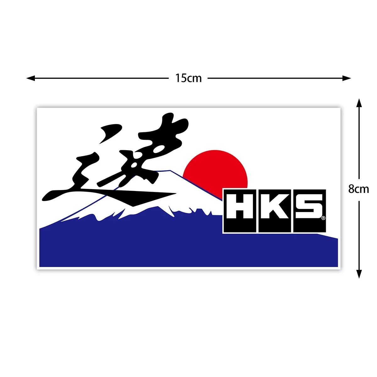 Para Adesivo HKS JDM Decalques de Corrida Moto Scooter Janela Automotiva Para-choque Decoração de Carro Acessórios Modificados ADVAN