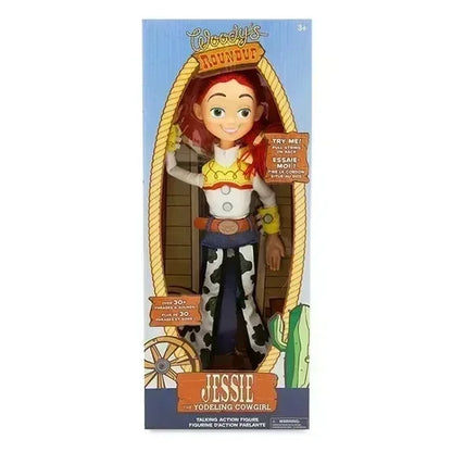 40cm Anime Disney Toy Story 4 Figures Talking Woody Buzz Jessie Rex Action Figurines Decor Model Collection Xmas Gifts