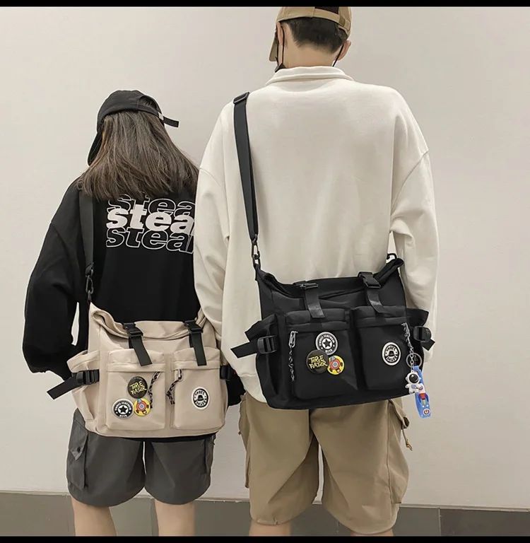 Japanese Harajuku School Bags for Teenage Girls Casual Fashion Crossbody Bag New Trendy Shoulder Bag Student Backpack Hand Bags