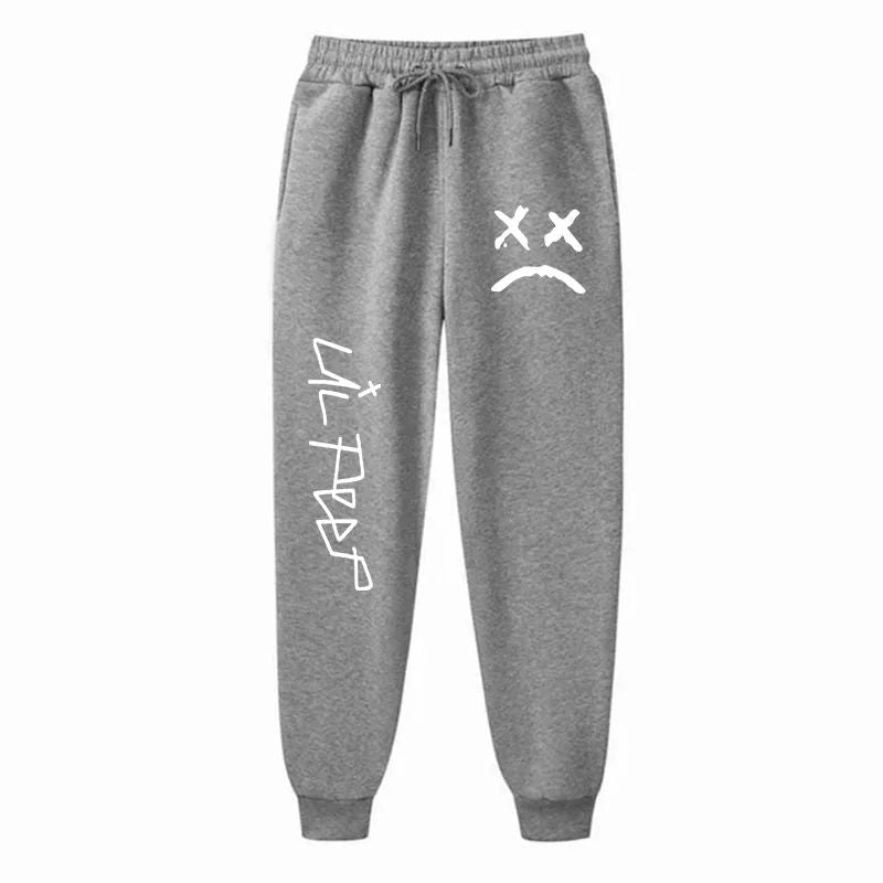 Calça de corrida estilo novo Lil Peep Cry Baby masculina, macia, para musculação, joggers, moletom, calças compridas, treinamento esportivo