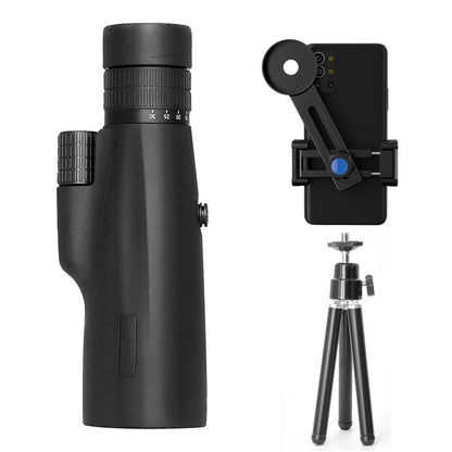 Monóculo Telescópio 10-30x50mm Monóculo de Longo Alcance Telescópio com Zoom Contínuo para Caça ao Ar Livre e Exploração