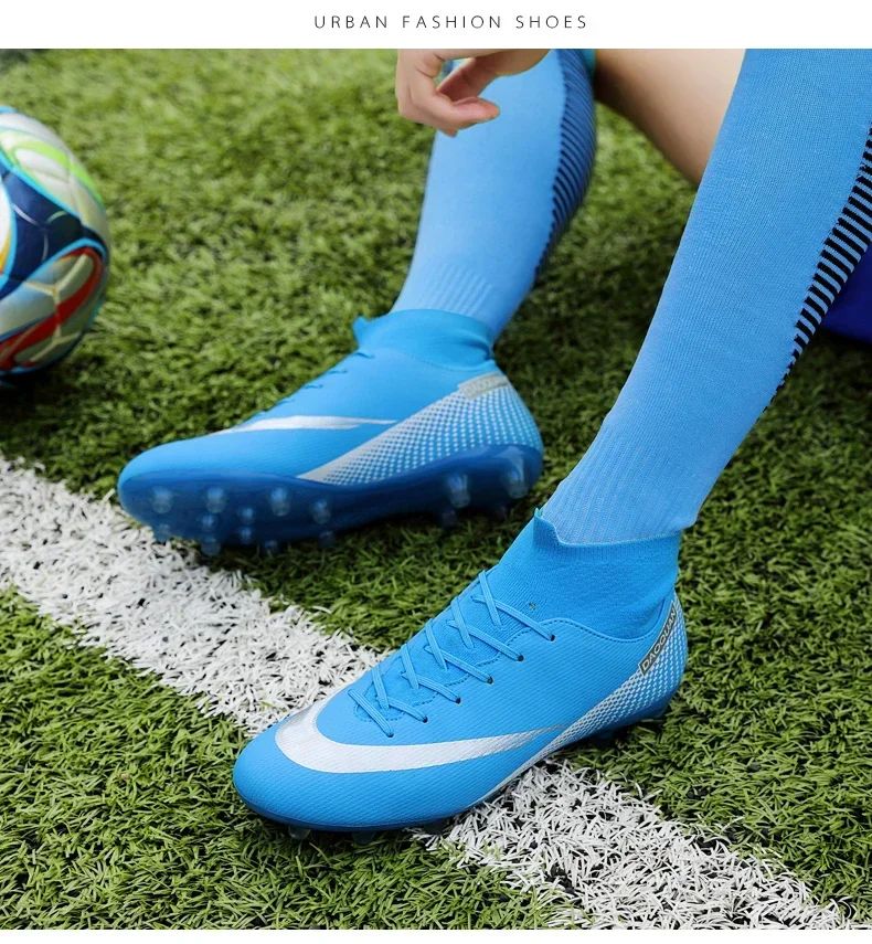 New Men Women Professional Soccer Shoes Football Boots Hot-selling High-quality Training Futsal TF Shoes Match Grass Cleats