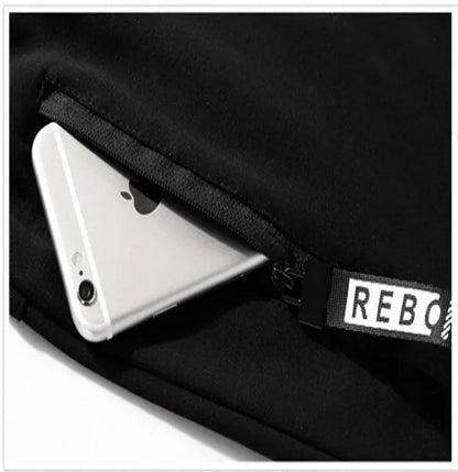 2025 New Autumn Men's Outdoor Jogging Casual Sport Pants + Sport Shirt Two-piece Set, Men's Daily Street Fashion Outfit