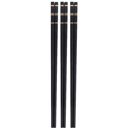 Metal Alloy Chinese Chopstick Reusable Non-slip Sushi Food Chop Sticks Japanese Korean Chopsticks Kitchen Tableware Accessories