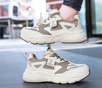 womens steel toe safety shoes size 35 36 37 38 39 40 41 lightweight safety boots non slip work shoes for women work sneakers