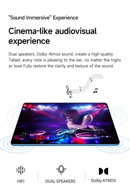 Original Tablet iPad Air Pro 12 Inch 24GB RAM 2TB ROM tablet Android 15 Core Pad Tablet PC Phone Dual Wifi tablette android ??PC