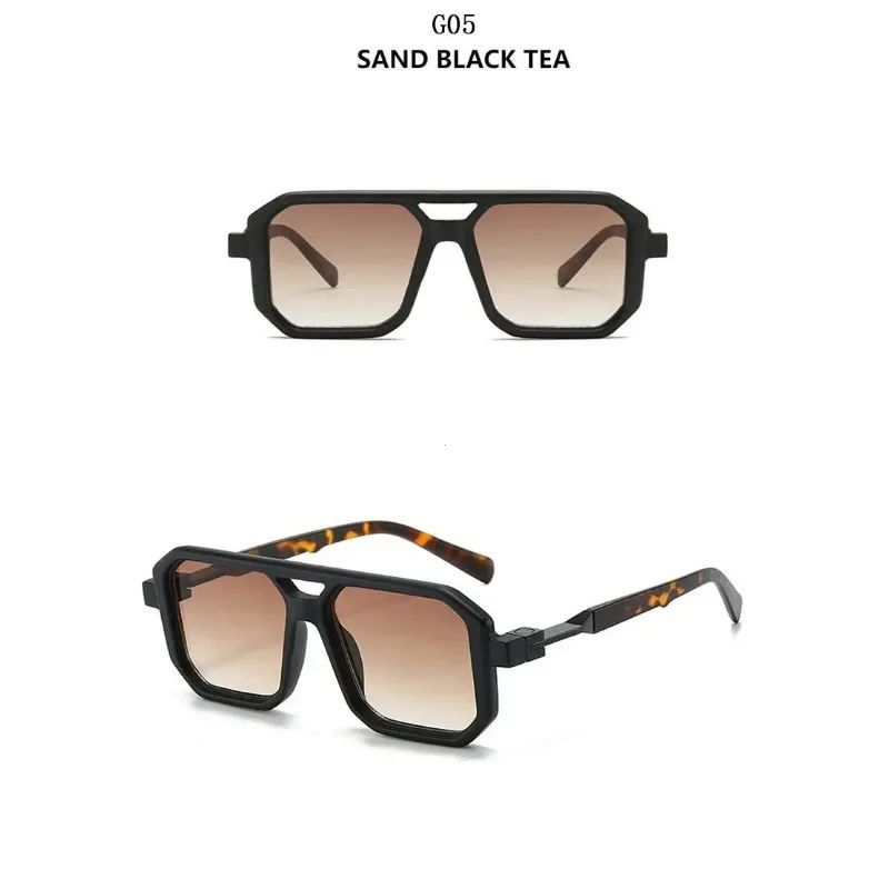 Óculos de Sol Vintage 2025 Proteção Solar Masculinos Quadrados Estilo Retrô Femininos da Moda Gafas De Sol