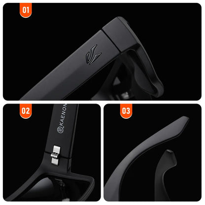 KAENON Fashion Square Versatile Polarized Sunglasses Men Women Sports Fishing Driving Sun Glasses UV400 Eyewear