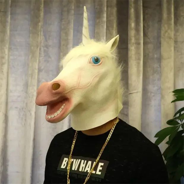 Funny Animal Latex Party Masks Dog Donkey Duck Horse Headgear Halloween Props Cosplay Mask for Adults Masquerade Mask