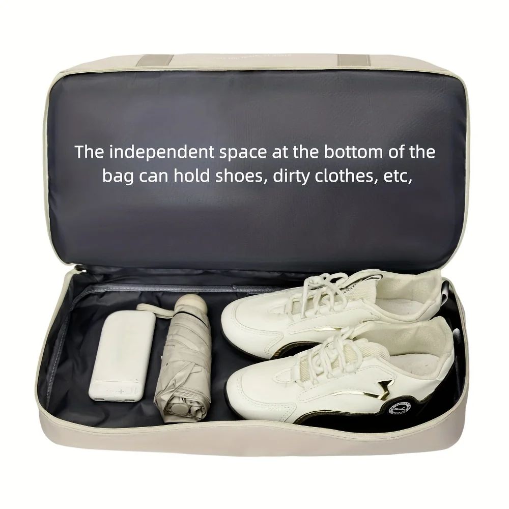 Multifunctional Large-Capacity Travel Duffle Bag with Adjustable Shoulder Strap, Durable Nylon Casual Gym Bag for Sports