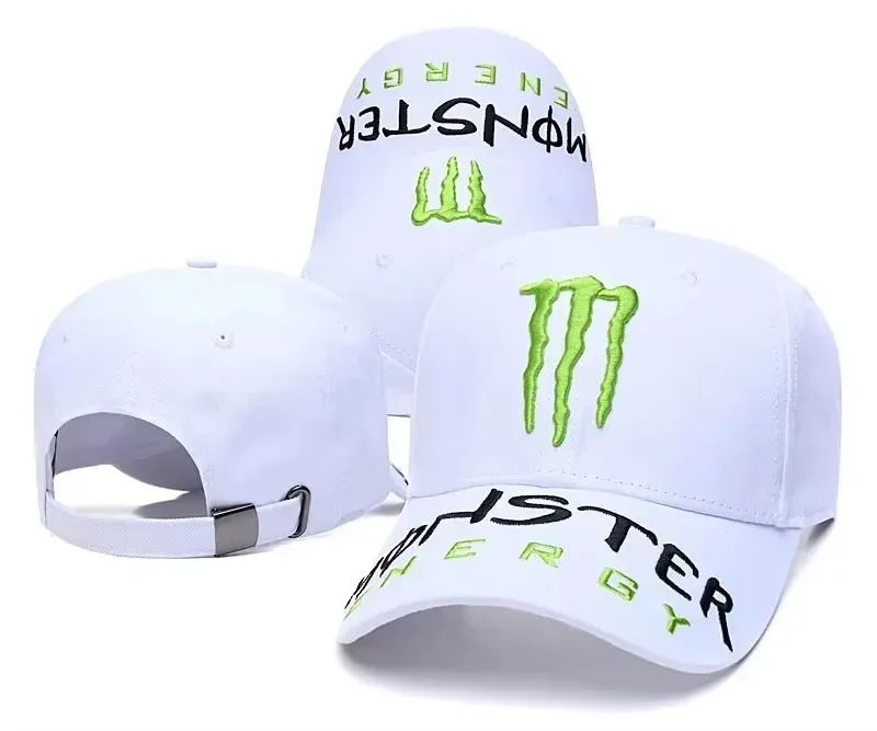 30 styles Monster Energy Embroidered Baseball Hat Summer Men's and Women's Sunscreen Duck Tongue Hat Racing Baseball Hat