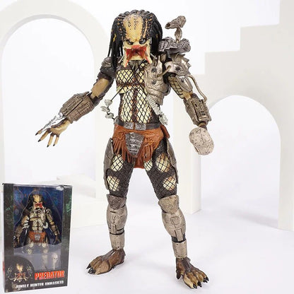 Filme Clássico NECA Ultimate Series Predador 7" Caçador da Selva vs Ovos Alienígenas PVC Boneco Articulado Colecionável