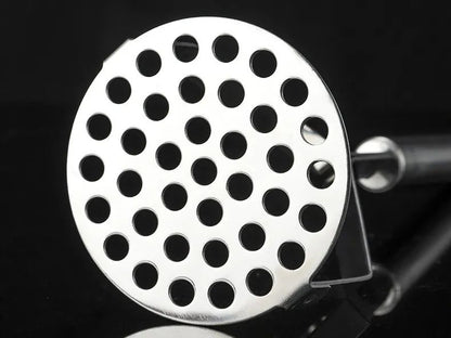 Stainless Steel Potato Masher Manual Fruit Vegetable Pressure Mud Machine Kitchen Children Food Crusher Complementary Gadget