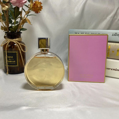 Perfume Feminino de Marca 100ml Perfume Clássico Leve Aroma Floral Fragrância Romântica Longa Duração Spray Corporal Charmoso