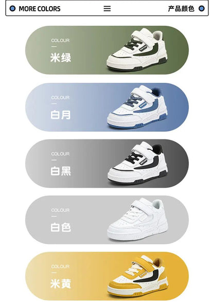 Spring and Autumn Running Sneakers for Kids Non-slip Shoes for Boys Sneakers Leather Kids Tennis Hugh Fashion Mesh Kids Shoes