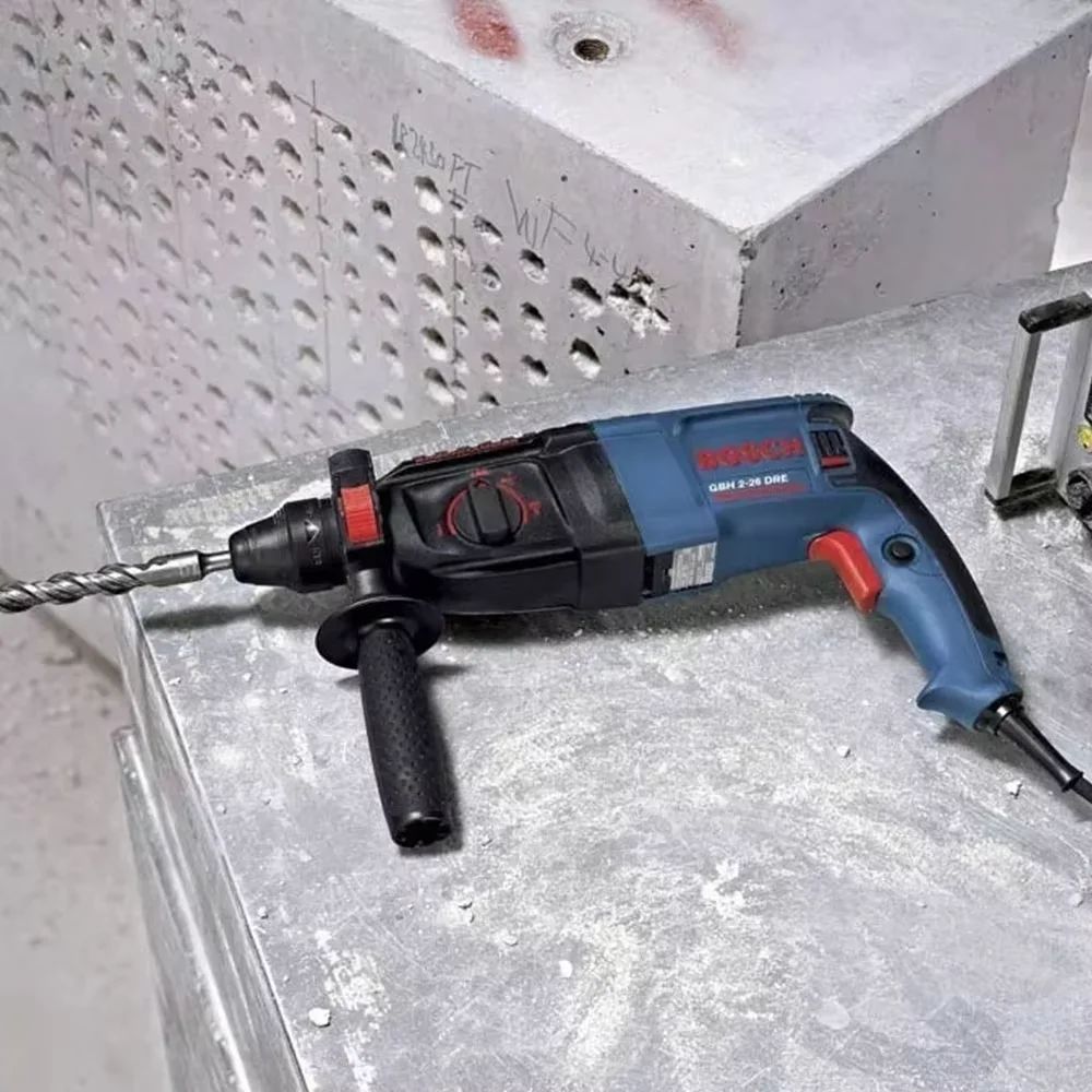 Furadeira de impacto e martelo elétrico Bosch, furadeira elétrica, picareta elétrica de duplo uso GBH-28, ferramenta elétrica multifuncional para concreto