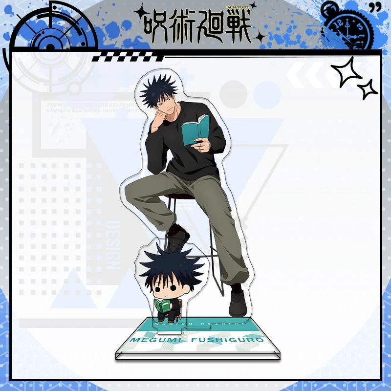 Anime Jujutsu Kaisen Acrylic Stand Gojo Satoru Figures Miniatures Manga Figurines Garage Kits Model Toys GK Ornaments Decoration