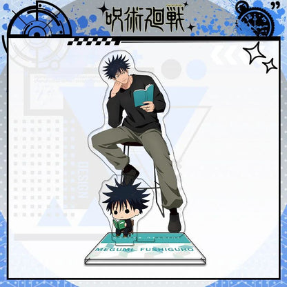 Anime Jujutsu Kaisen Acrylic Stand Gojo Satoru Figures Miniatures Manga Figurines Garage Kits Model Toys GK Ornaments Decoration