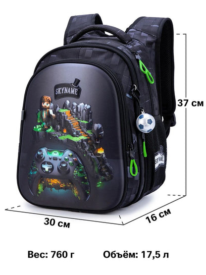 Mochila Escolar Infantil Nova Para Meninos Desenho Animado Jogo Mochila Impermeável Para Meninos Bolsas Escolares Infantis Primária