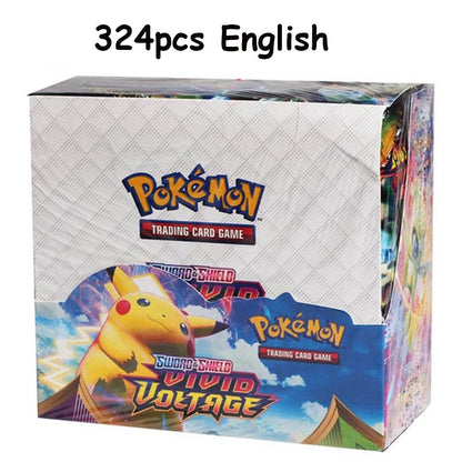 ?Mais Recente 324 Peças Cartas Pokémon Sol & Lua XY Evoluções Caixa de Booster Pokémon Brinquedo de Cartas Colecionáveis para Crianças?