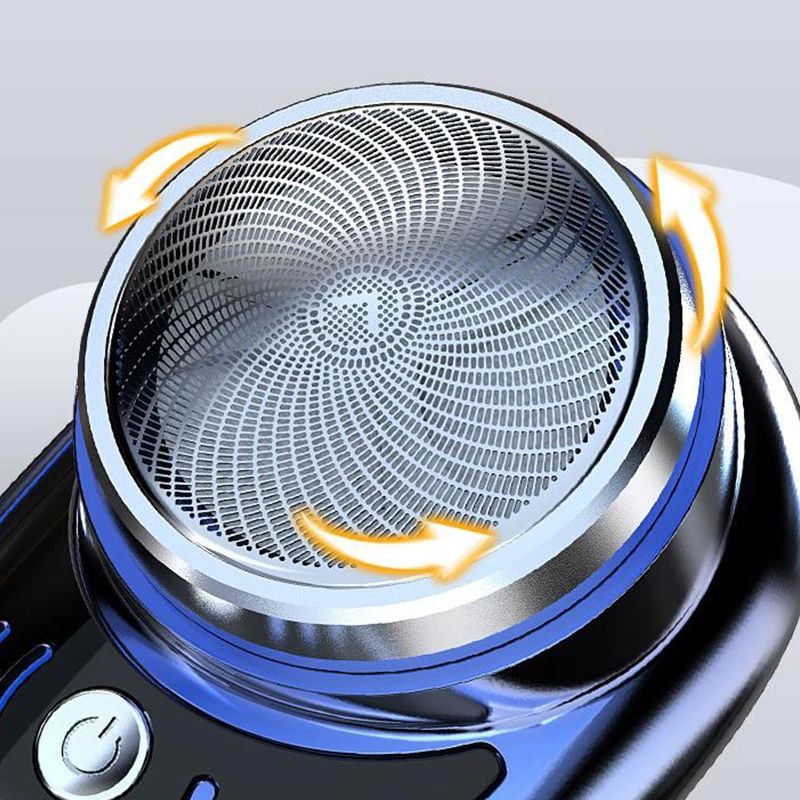 2023 Men's Electric Shaver Portable Mini Shaving Machine USB Rechargeable Beard Trimmer Type-C Household Face Beard Shaver