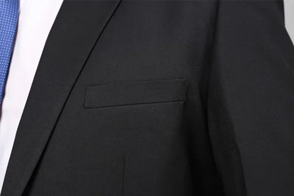 Men's M-10XL Spring New Wedding Fashion Handsome Suit Business Cargo Trousers plus Size Two Sets Fat Friendly Clothing