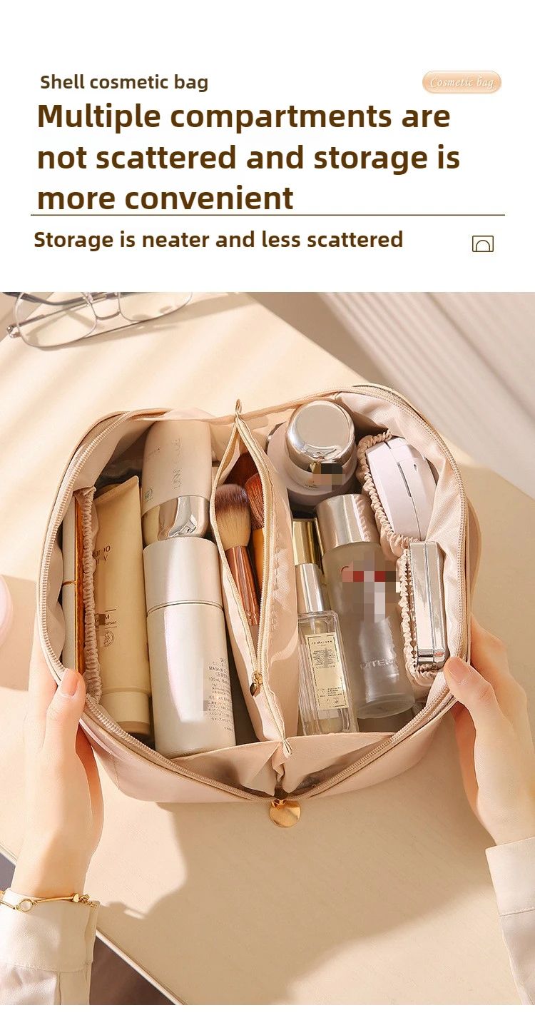 Makeup Organizer Female Toiletry Kit Bag Make Up Case Storage Bags Pouch Luxury Lady Box Portable Zip Cosmetic Bag for Travel