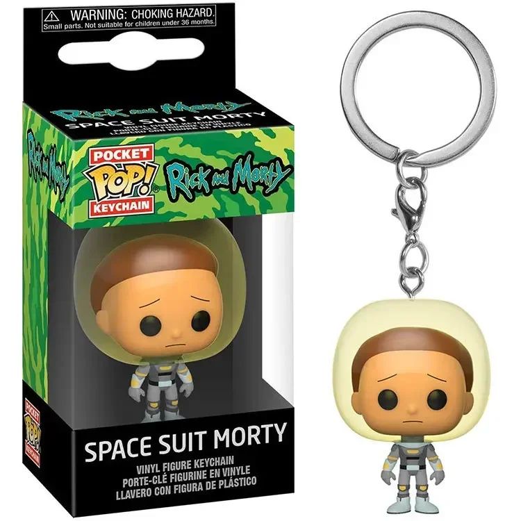 Funko Pop NEW Rick and Morty TINKLES MR. POOPY Keychains Vinyl Figure Keychain Krombopulos Pickle Rick Pocket Pop Keychain Toy