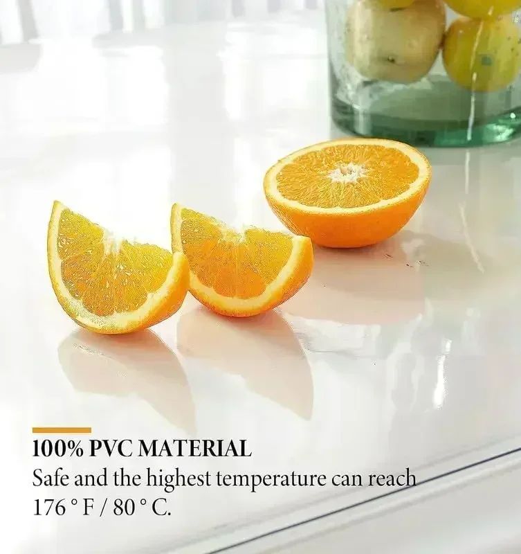 Clear Vinyl Tablecloth Cover, Plastic Table Cover Rectangular, Crystal Clear Plastic Table Cover Protector for Dining Table