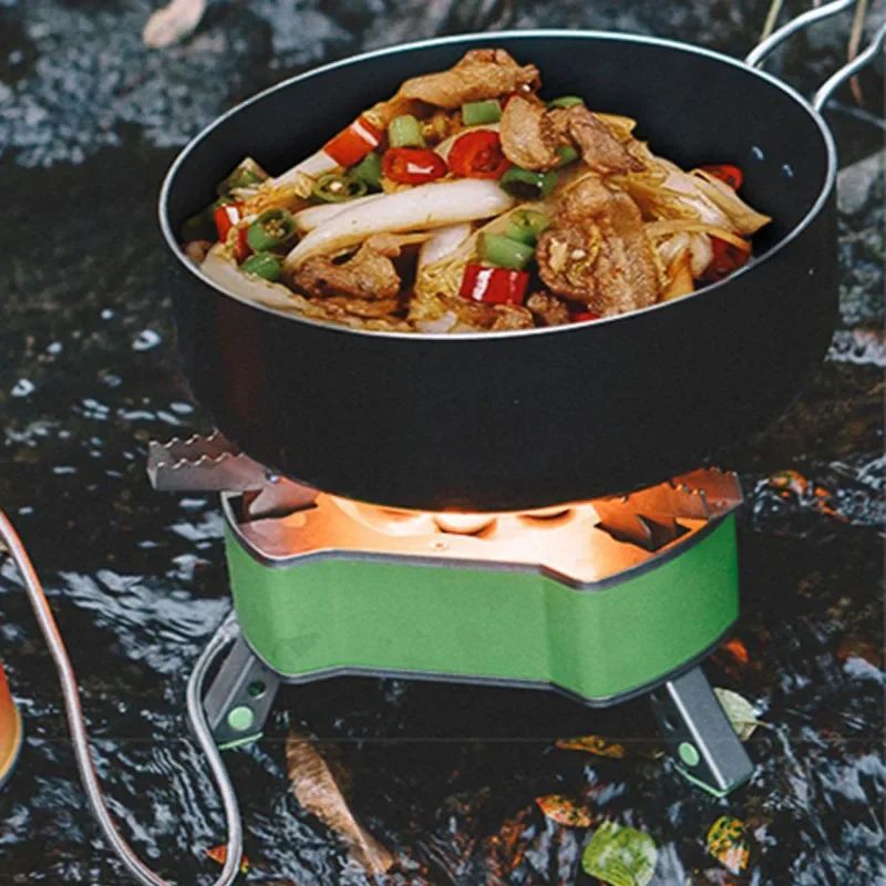 Fogão a Gás Portátil para Acampamento Durável Tipo Tanque, Fogão Elétrico de Sete Estrelas, Fogão de Gás Portátil para Acampamento, Tanque de Gás Butano para Camping, Acampamento ao Ar Livre, Fogão a Gás