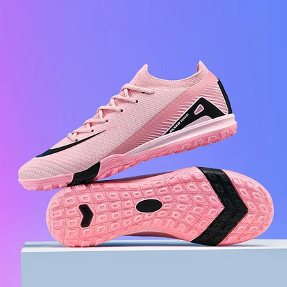 New Men Soccer Shoes Training Boys Outdoor Sport Football Boots Adult  Long Spikes Non Slip Cleats Breathable Match Comfortable