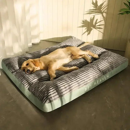 Cama de cachorro de veludo cotelê sofá para cães cama de pelúcia destacável fácil de limpar tapete de chão quente para dormir suprimentos para animais de estimação respiráveis laváveis para cães